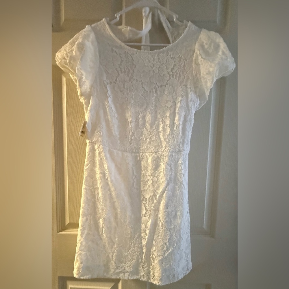 Free People Ivory Lace Dress